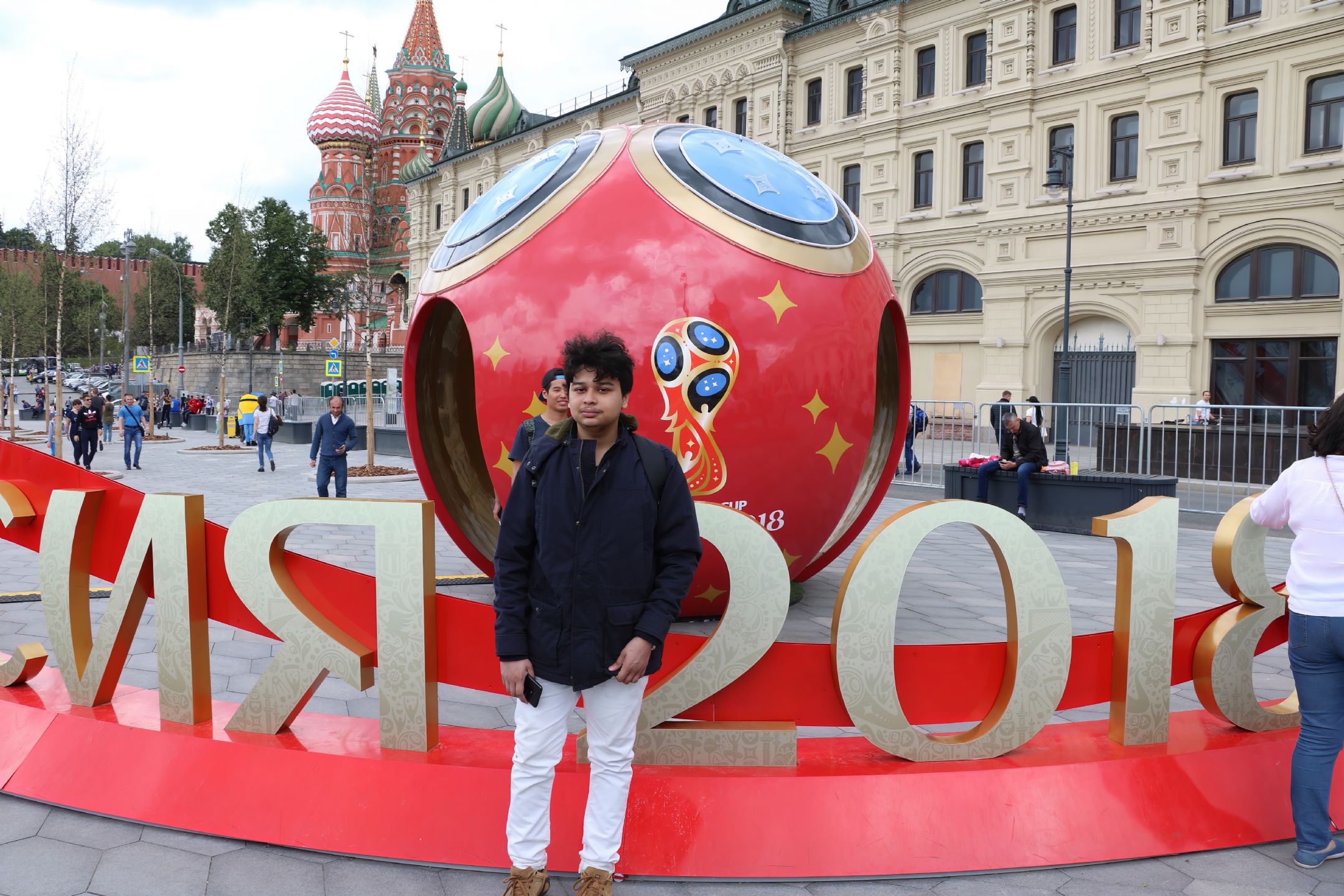 Abhigyan Guha in Kremlin, Russia.